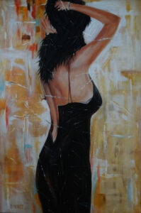 Lady in Black (60X40)